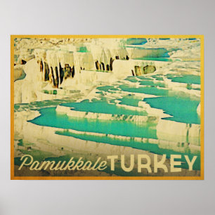 Poster Pamukkale Turquie