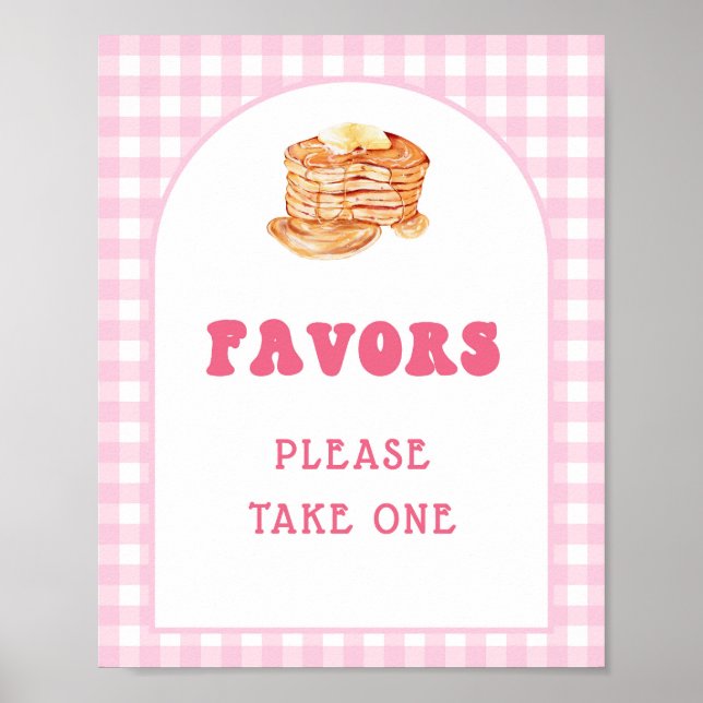 Poster Pancake Breakfast 1er Anniversaire des faveurs (Devant)