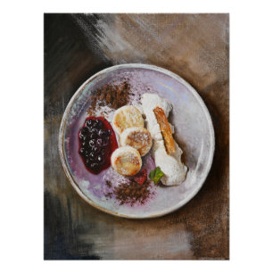 Poster Pancakes au fromage aux baies - Gourmandise
