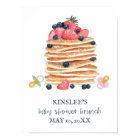Pancakes et Pacificateurs Baby shower Brunch Bienv