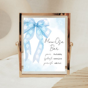 Poster Pancarte de bar Maman Osa pour Baby Shower Petit B