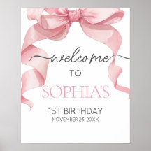 Pancarte de bienvenue pour fête d'anniversaire ave
