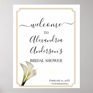 Poster Pancarte de bienvenue pour une baby shower de mari