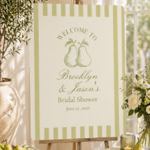 Pancarte de bienvenue pour une fête prénuptiale Pa