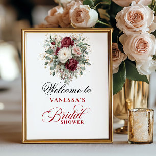 Poster Pancarte de bienvenue pour une soirée de mariage A