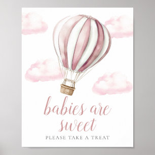 Poster Pancarte de cadeaux de bébé pour fête prénatale av