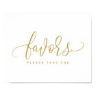 Pancarte de cadeaux de mariage - Bounce Script (Or