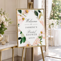 Pancarte de Fête de Fiançailles aux Hortensias Ros