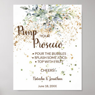 Poster Pancarte de fête prénuptiale Herbal Pimp your Pros