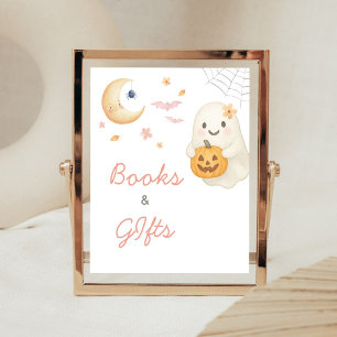 Poster Pancarte de livres et cadeaux pour Baby Shower Béb