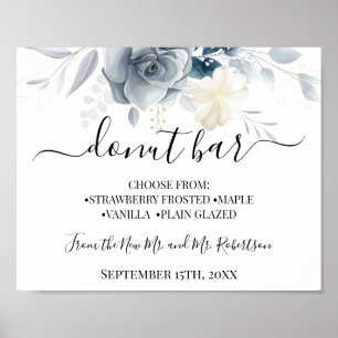 Poster Pancarte de réception de mariage pour table de dou