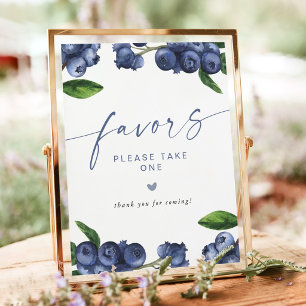 Poster Pancarte de table pour les cadeaux de baby shower