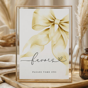 Poster Pancarte de table pour les cadeaux de mariage avec