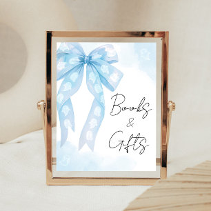 Poster Pancarte Livres et Cadeaux Petite Fée Bleue pour B