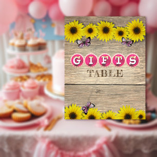 Poster Pancarte pour la table des cadeaux Baby Shower Tou