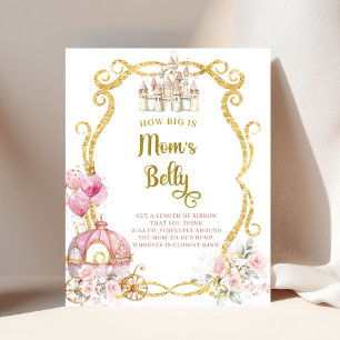 Poster Pancarte Taille du Ventre de Maman Princesse Royal