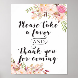 Poster Pancartes de cadeaux boho, prenez-en un