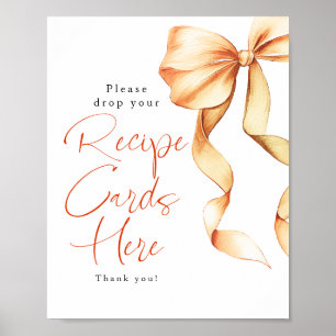 Poster Pancartes de recettes Nœud en terre cuite Signe de