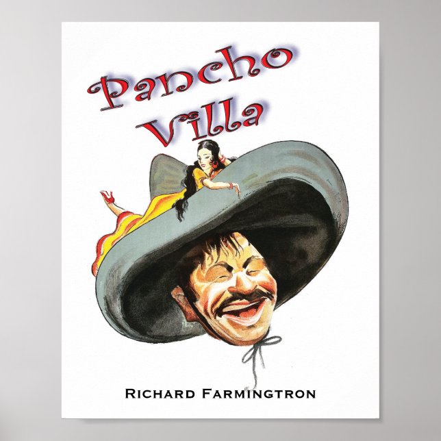 Poster Pancho Villa 🔥 Héros Général Mexicain (Devant)