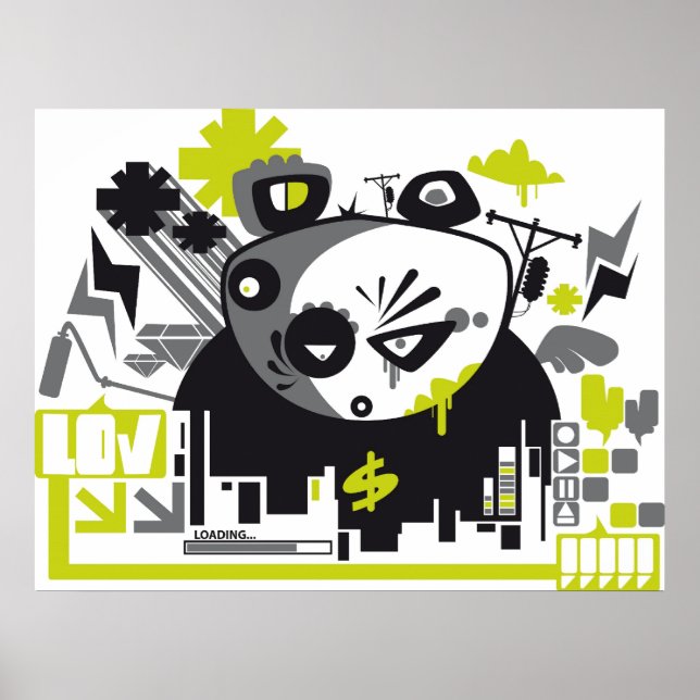 Poster panda (Devant)