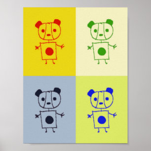 Poster panda bizarre