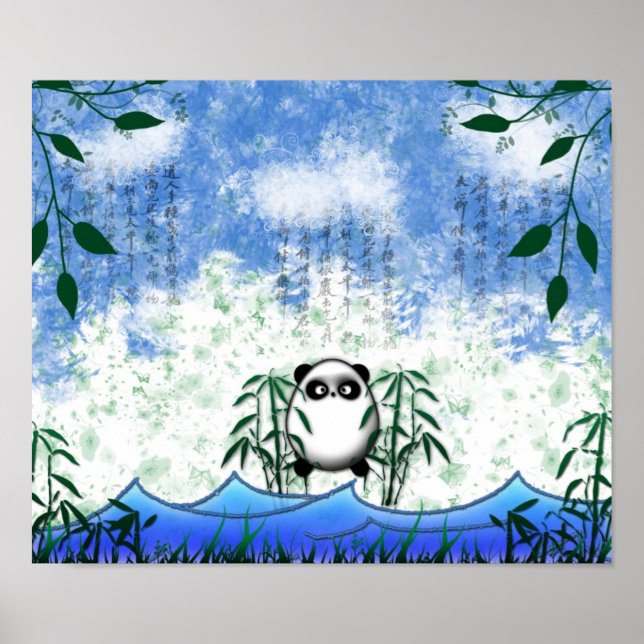 Poster panda caché (Devant)