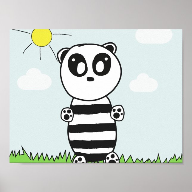 Poster Panda Kid (Devant)