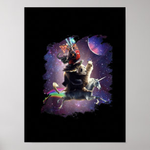 Poster Panda Llama Unicorn