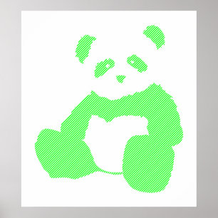 Poster panda plush.