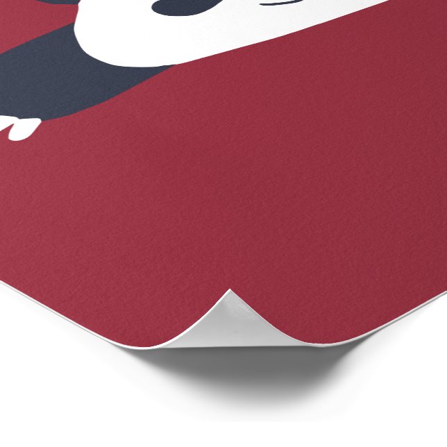 Poster Panda sans idées, en bambou  (Coin)