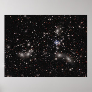 Poster Pandora's Cluster   Abell 2744   JWST