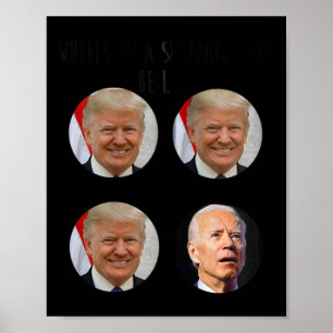 Poster Panier amusant Trump Biden Élections Mème Vote