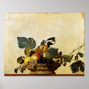 Poster Panier aux fruits, Caravaggio