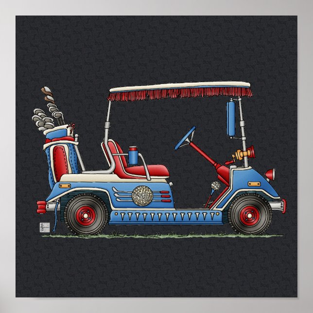 Poster Panier de golf (Devant)