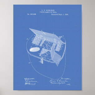 Poster Panier de pêche 1896 Plan directeur de l'art des b