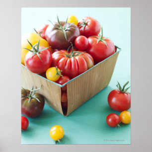 Poster Panier de tomates d'origine