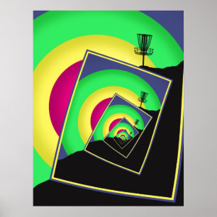 Poster Paniers de golf de disques tournants 5