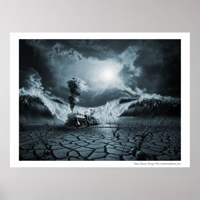 Poster Panique ou anxiété PTSD (Devant)