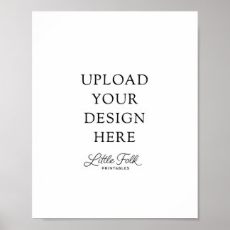 Poster Panneau 8 x 10 pouces