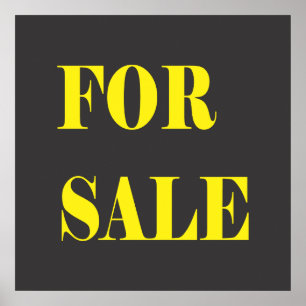 Poster panneau à vendre