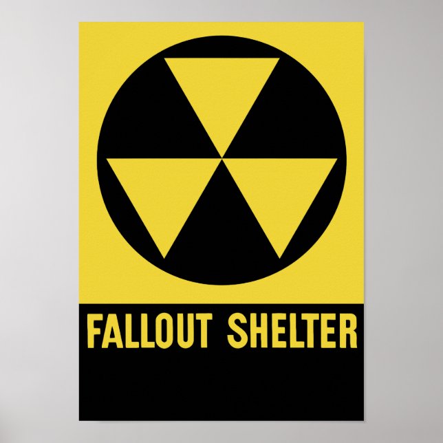 Poster Panneau Abri de secours (Devant)