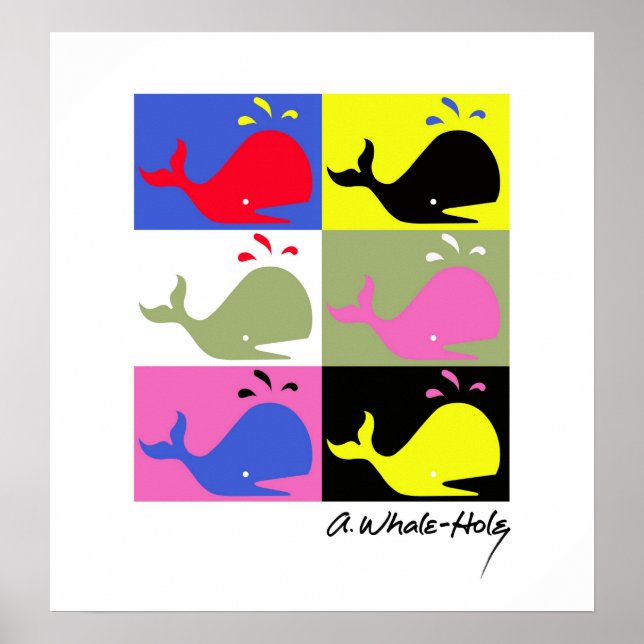 Poster Panneau Andy Whale-Hole™_6 signé poster/imprimer (Devant)
