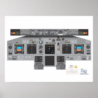 Poster Panneau avant 737NG