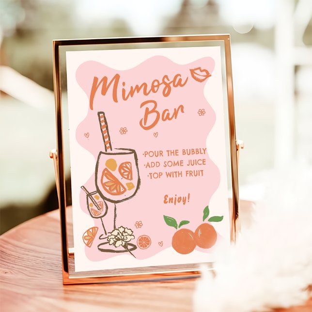Poster Panneau barre Spritz Mimosa (Créateur téléchargé)
