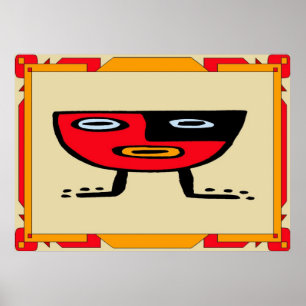 Poster Panneau barre Tiki