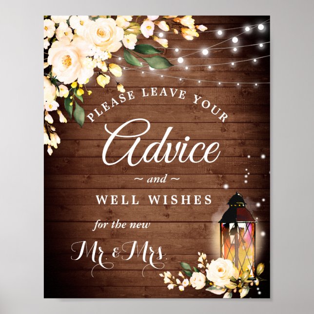 Poster Panneau Bois & Blush Rose Conseils et bien-être (Devant)