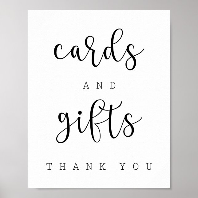 Poster Panneau Cartes & Cadeaux (Devant)