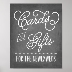 Poster Panneau Cartes et cadeaux   Décor Mariage