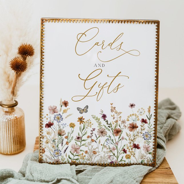 Poster Panneau Cartes et cadeaux Fleurs de Jardin Fleurs  (Créateur téléchargé)