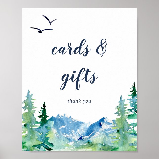 Poster Panneau Cartes et cadeaux Rocky Mountain (Devant)